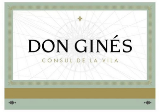 DON GINÉS CÓNSUL DE LA VILA