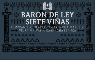 BARON DE LEY SIETE VIÑAS TEMPRANILLO GRACIANO GARNACHA MAZUELO VIURA MALVASIA GARNACHA BLANCA