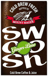 COLD BREW FRESH INSPIRED BY MOUNT HAGEN SWOOSH GINGER-LIME COLD BREW COFFEE & JUICE