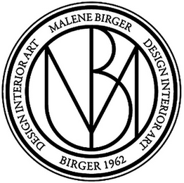 MALENE BIRGER, DESIGN INTERIOR ART, BIRGER 1962 MB