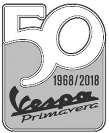 50 VESPA PRIMAVERA 1968/2018