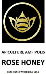 APICULTURE AMFIPOLIS ROSE HONEY ROSE HONEY WITH EDIBLE GOLD