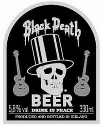 BLACK DEATH BEER DRINK IN PEACE