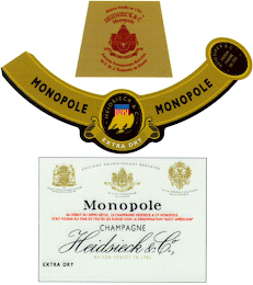 MONOPOLE CHAMPAGNE HEIDSIECK & CO. EXTRA DRY