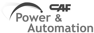 CAF POWER & AUTOMATION