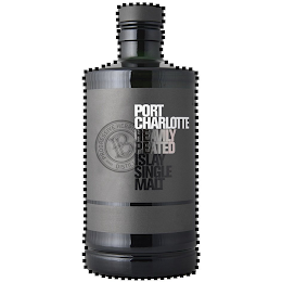 PROGRESSIVE HEBRIDEAN DISTILLERS SINCE 1881 BL PORT CHARLOTTE HEAVILY PEATED ISLAY SINGLE MALT