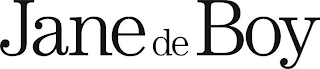 JANE DE BOY