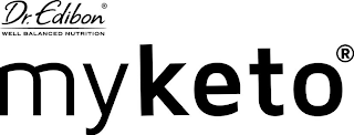 DR. EDIBON WELL BALANCED NUTRITION MYKETO