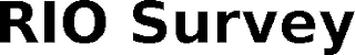 RIO SURVEY