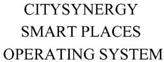 CITYSYNERGY SMART PLACES OPERATING SYSTEM