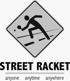 STREET RACKET ANYONE ANYTIME ANYWHERE