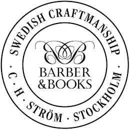 B B BARBER & BOOKS SWEDISH CRAFTMANSHIP C HSTRÖM STOCKHOLM