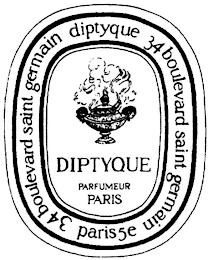 DIPTYQUE PARFUMEUR PARIS DIPTYQUE 34 BOULEVARD SAINT GERMAIN PARIS 5E