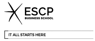 ESCP BUSINESS SCHOOL IT ALL STARTS HERE