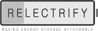 RELECTRIFY MAKING ENERGY STORAGE AFFORDABLE