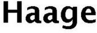 HAAGE