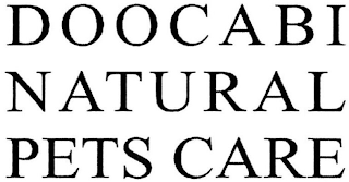 DOOCABI NATURAL PETS CARE