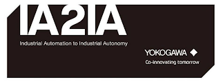 IA2IA INDUSTRIAL AUTOMATION TO INDUSTRIAL AUTONOMY YOKOGAWA CO-INNOVATING TOMORROW