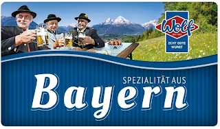 WOLF SEIT 1925 ECHT GUTE WURST SPEZIALITÄT AUS BAYERN