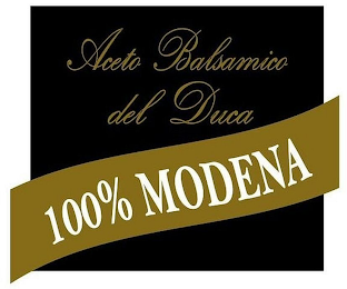 ACETO BALSAMICO DEL DUCA 100% MODENA