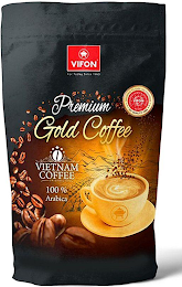 VIFON FOR TODAY SINCE 1963 PREMIUM GOLD COFFEE VIETNAM COFFEE 100% ARABICA