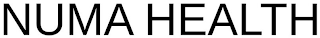 NUMA HEALTH