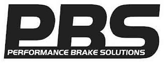 PBS PERFORMANCE BRAKE SOLUTIONS