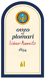 OUZO OF PLOMARI ISIDOROS ARVANITIS 1894