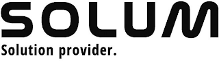 SOLUM SOLUTION PROVIDER.