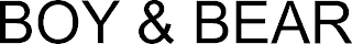 BOY & BEAR