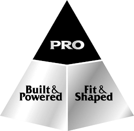 PRO BUILT & POWERED FIT & SHAPED