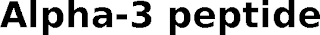 ALPHA-3 PEPTIDE