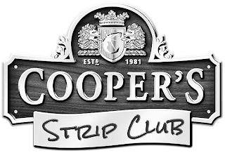 C ESTD 1981 COOPER'S STRIP CLUB