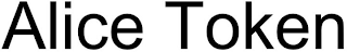 ALICE TOKEN