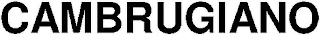 CAMBRUGIANO