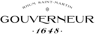 RHUM SAINT MARTIN GOUVERNEUR 1648