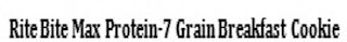 RITEBITE MAX PROTEIN ? 7 GRAIN BREAKFAST COOKIE