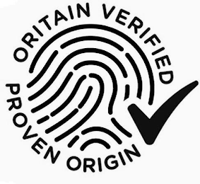 ORITAIN VERIFIED PROVEN ORIGIN