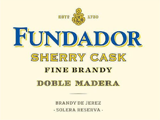 ESTD 1730 FUNDADOR SHERRY CASK FINE BRANDY DOBLE MADERA BRANDY DE JEREZ SOLERA RESERVA