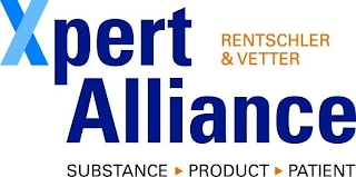 XPERT ALLIANCE RENTSCHLER & VETTER SUBSTANCE PRODUCT PATIENT