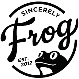 SINCERELY FROG EST. 2012