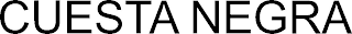 CUESTA NEGRA