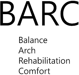 BARC BALANCE ARCH REHABILITATION COMFORT