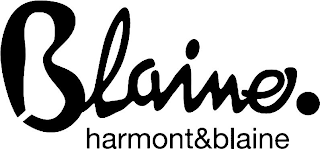 BLAINE. HARMONT&BLAINE