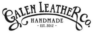 GALEN LEATHER CO. HANDMADE - EST. 2012 -