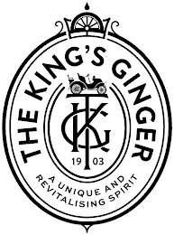 THE KING'S GINGER 1903 A UNIQUE AND REVITALISING SPIRIT