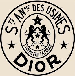 STÉ ANME DES USINES DIOR L'UNION FAIT LA FORCE