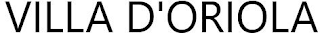 VILLA D'ORIOLA