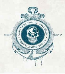 ·CAPTAIN PAUL WATSON· NEPTUNES NAVY EST 1977