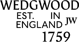 WEDGWOOD EST. IN ENGLAND JW 1759